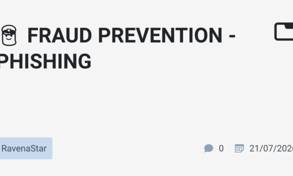 👮 FRAUD PREVENTION – PHISHING