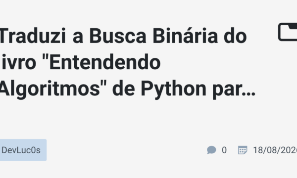 Traduzi a Busca Binária do livro "Entendendo Algoritmos" de Python para Java