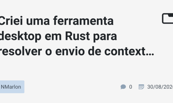 Pitch: Criei uma ferramenta desktop em Rust para resolver o envio de contexto de projetos para IAs (FileFuse)